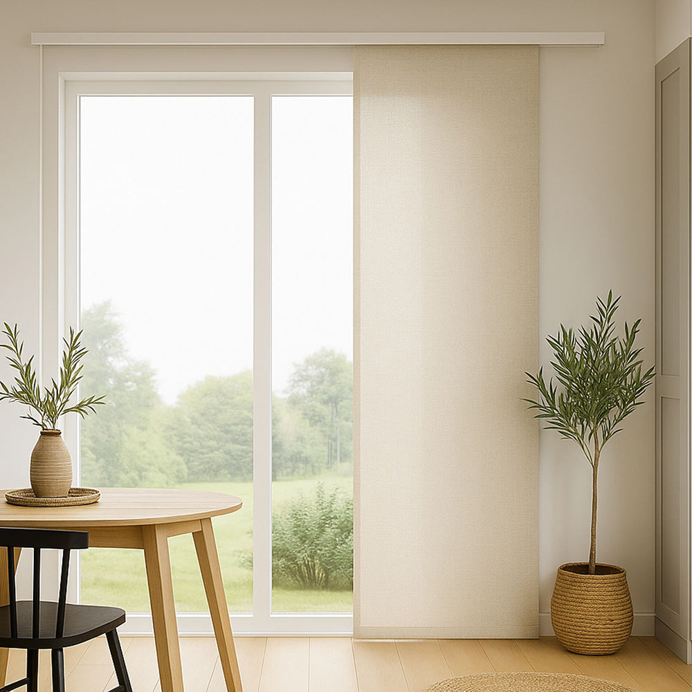 Tende trasparenti per esterni, con passanti (132 x 274 cm