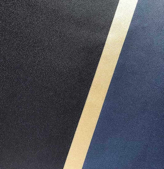 righe Blu, nero e oro