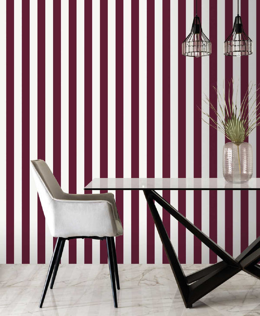 righe Bianco e Bordeaux