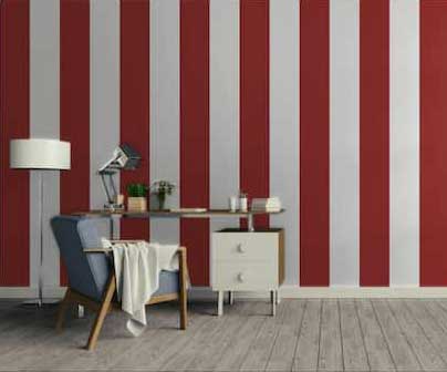 righe grandi Bianco e Rosso