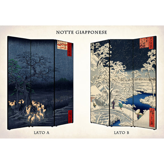 Separè Giapponese Notte stellata