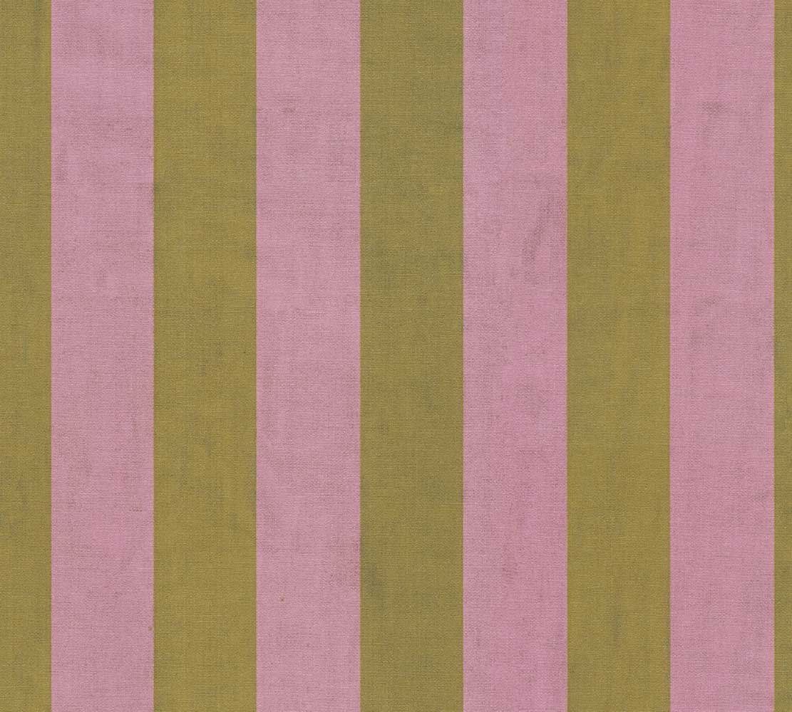 righe Rosa e Verde Oro