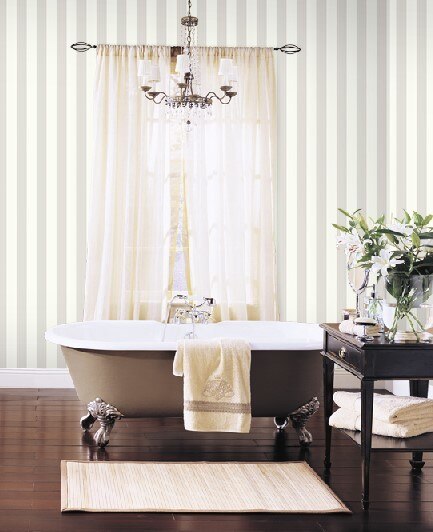 righe Grigie e bianche larghe