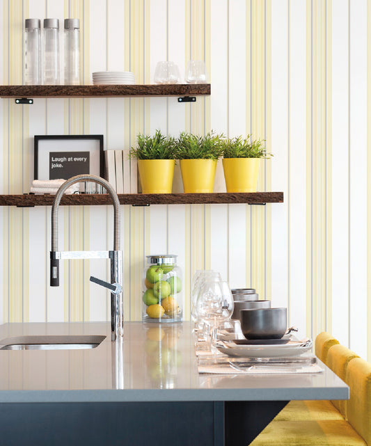 righe Giallo e grigio mix