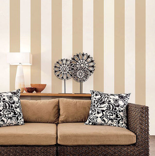 righe Beige e bianche