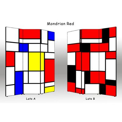 Appendiabiti da parete Art-Up Resins Mondrian